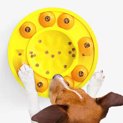 Interactive Dog Puzzle Feeder - Engaging Slow Eating Toy For Smart Pups