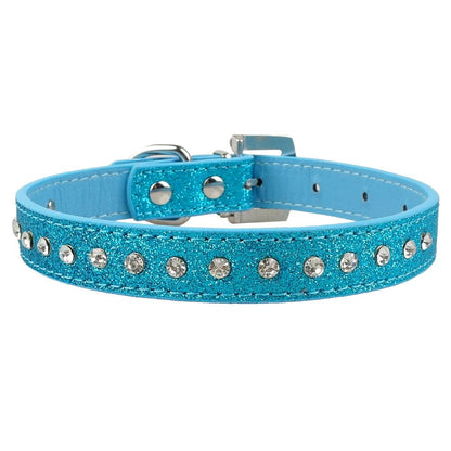 Sparkling Bling Rhinestone Pet Leash With Korean Velvet Comfort