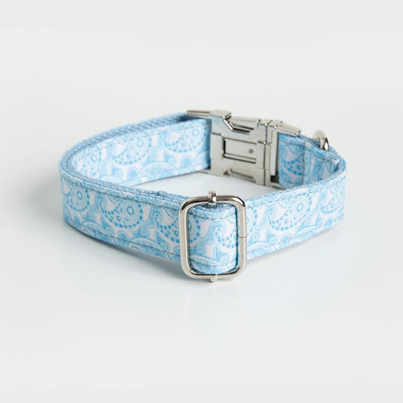 Personalized Zinc Alloy Buckle Dog Collar With Stylish Lettering