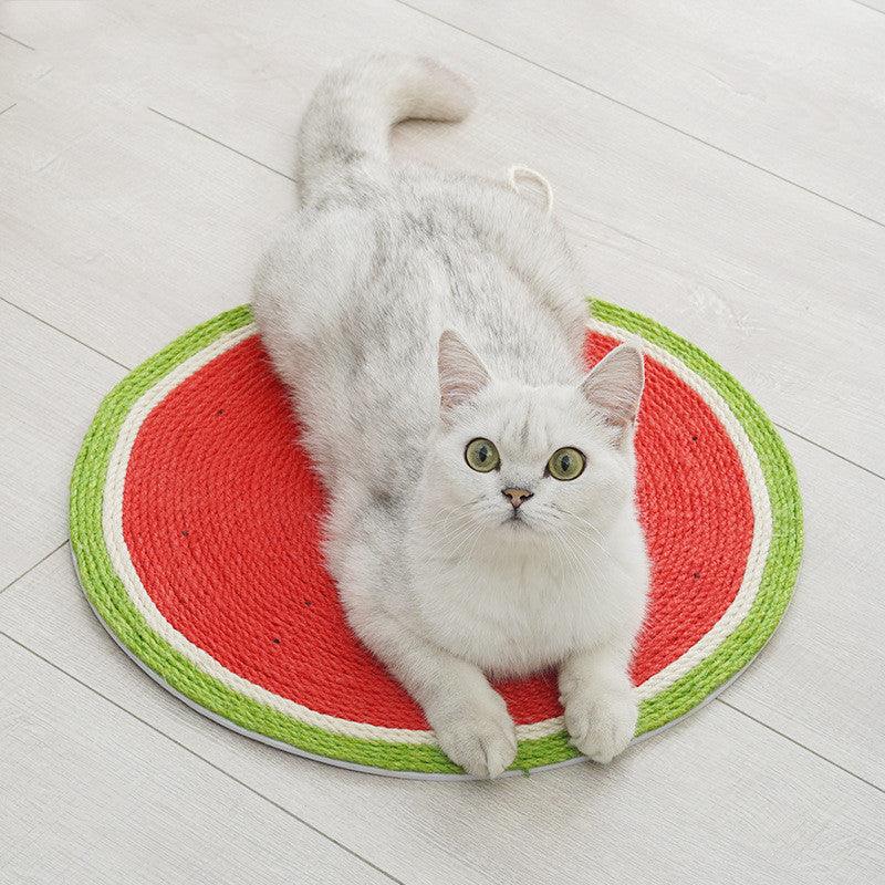 Watermelon Cat Scratch Mat: The Perfect Furniture Protector For Your Feline Friend
