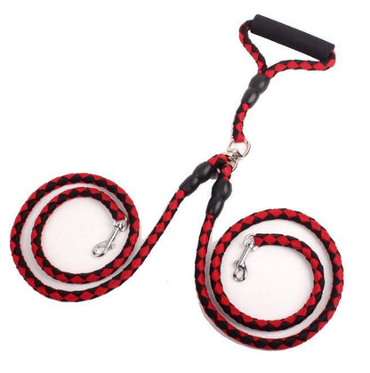 Ultimate Dual-Handle Dog Walking Leash - Premium Quality, Reflective Rope For Optimal Safety