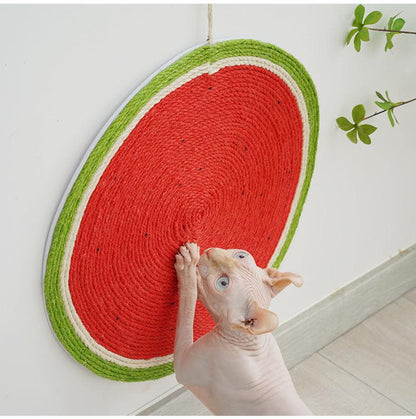 Watermelon Cat Scratch Mat: The Perfect Furniture Protector For Your Feline Friend