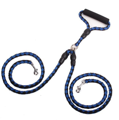 Ultimate Dual-Handle Dog Walking Leash - Premium Quality, Reflective Rope For Optimal Safety