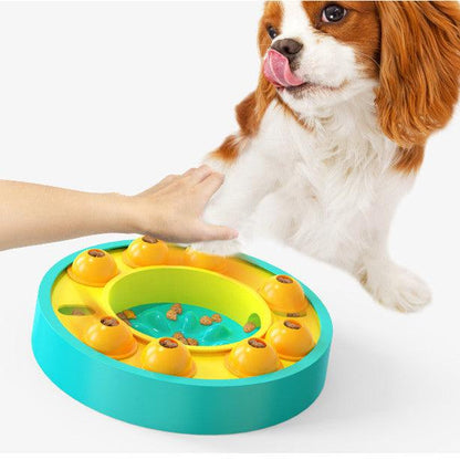 Interactive Dog Puzzle Feeder - Engaging Slow Eating Toy For Smart Pups