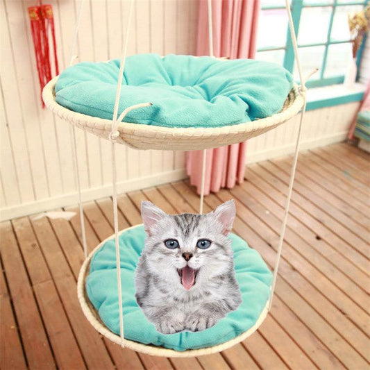 Cozy Haven Cat Hammock And Climbing Frame