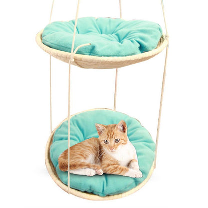 Cozy Haven Cat Hammock And Climbing Frame